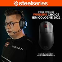 Steelseries Prime Wireless Gaming-muis Radiografisch Optisch Zwart 6 Toetsen 18000 dpi Verlicht - thumbnail