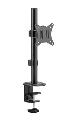 Enkelvoudige monitorarm voor bureau-montage, 17”-32”