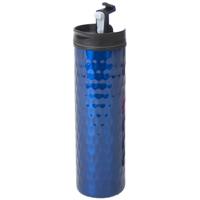 RVS thermosfles / isoleerfles blauw 400 ml - Thermosflessen - thumbnail