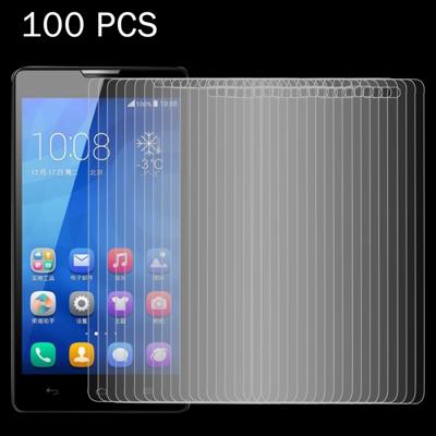 100 stuks voor Huawei Honor 3 X / G750 0 26 mm 9H oppervlaktehardheid 2.5D explosieveilige getemperd glas scherm Film