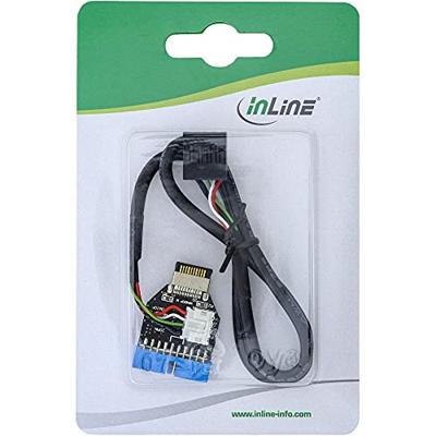 InLine 33446A interfacekaart/-adapter USB 3.2 Gen 1 (3.1 Gen 1) Intern InLine 33446A interfacekaart/-adapter USB 3.2 Gen 1 (3.1 Gen 1) Intern