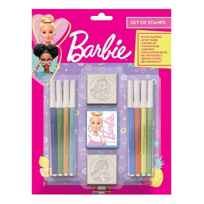 Multiprint Barbie stempelset, 11dlg. Multiprint Barbie stempelset, 11dlg.