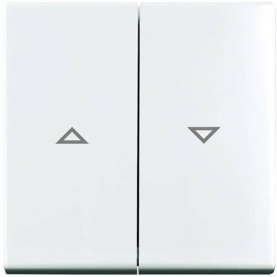 Busch-Jaeger 2504-914 Jaloezie-schakelaar/-knop Afdekking Busch-balance SI Alpine-wit 1 stuk(s)