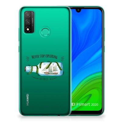 Huawei P Smart 2020 Telefoonhoesje met Naam Boho Bottle Huawei P Smart 2020 Telefoonhoesje met Naam Boho Bottle