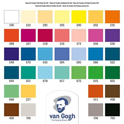 Talens Art Creation softpastels, doos van 36 stuks in geassorteerde kleuren Talens Art Creation softpastels, doos van 36 stuks in geassorteerde kleuren