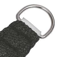 Zonnezeil 160 g/m 2x2,5 m HDPE antracietkleurig - thumbnail