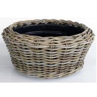 Bloempot Drypot Terrasschaal Rotan D30H12 cm Van der Leeden - Van der leeden - thumbnail