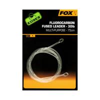 Fox Fluorocarbon Fused Leader 30Lb 75cm No Swivel - thumbnail