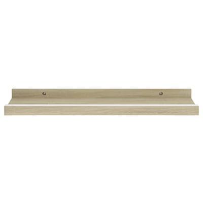 Wandschappen 4 st 40x9x3 cm wit en sonoma eikenkleurig Wandschappen 4 st 40x9x3 cm wit en sonoma eikenkleurig