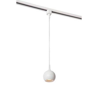 Lucide TRACK FAVORI Hanglamp - 1-fase Railsysteem / Railverlichting - 1xGU10 - Wit (Uitbreiding)