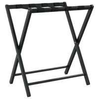 VidaXL Bagagerek 68,5x38x58 cm bamboe zwart - thumbnail