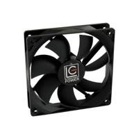 LC Power LC-CF-120 PC-ventilator Zwart (b x h x d) 120 x 120 x 25 mm - thumbnail