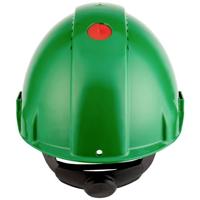 3M veiligheidshelm geventileerd met Uvicator - ratelverstelling - groen - G3000NUV-GP - thumbnail