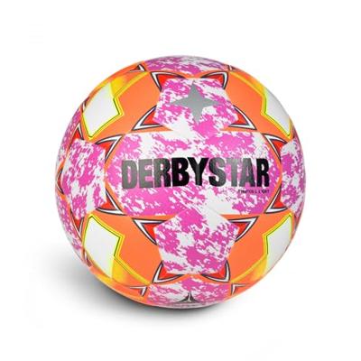 Derbystar Voetbal Stratos S-Light Special V24 Pink oranje wit 1449