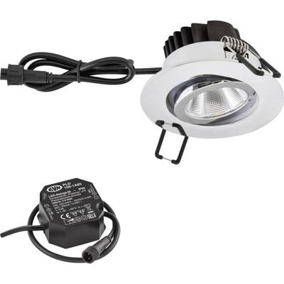 EVN PC650N61140 EVN Lichttechnik LED-inbouwlamp LED LED vast ingebouwd 6 W Chroom