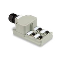 Weidmüller SAI-6-M 4P M12 1705930000 Passieve sensor/actorbox M12-verdeler met metalen schroefdraad 1 stuk(s) - thumbnail