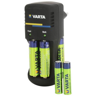 VARTA Lcd-oplader voor NiMH AA en AAA, 8 sleuven