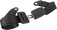 Carpoint Veiligheidsgordel 2-punts enkelzijdig verstelbaar zwart - thumbnail
