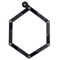 AXA Newton FL90K Vouwslot - Zwart - thumbnail