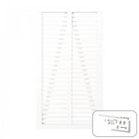 Wit Houten Tuindeur Harmoni 100 x 180 CM - thumbnail