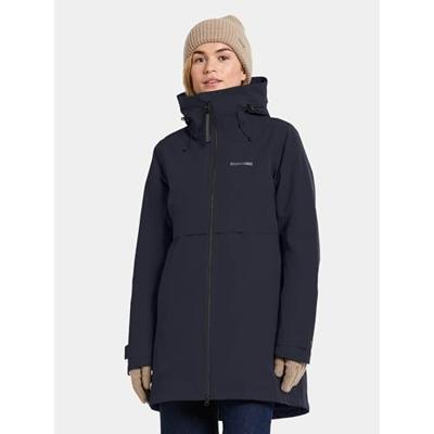 Didriksons Helle Parka Jas Dames Dark Night Blue 40