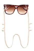 CWI brilkoord 75 cm goud/lichtroze (CWI1710) - thumbnail