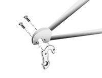 Union derailleurpad gh-116 met schroefset m4x0.7 - thumbnail