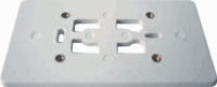 Corodex 862 wit montageplaat tbv 2-voudig 75x140 17443130 - thumbnail