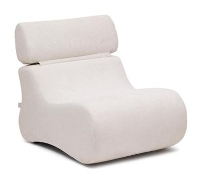 Kave Home Fauteuil 'Club' Chenille, kleur Naturel