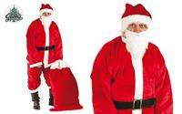Kerstman Kostuum Fluweel Dallas - thumbnail