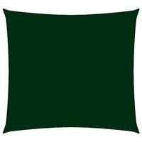 VidaXL Zonnescherm vierkant 3,6x3,6 m oxford stof donkergroen - thumbnail