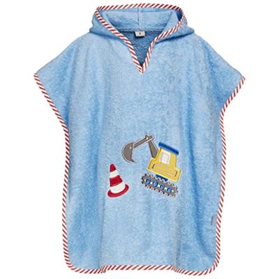 Playshoes badponcho graafwerken junior katoen blauw maat L Playshoes badponcho graafwerken junior katoen blauw maat L