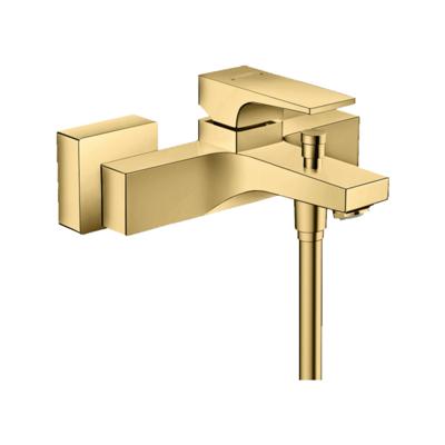 Hansgrohe Metropol ééngreeps badmengkraan opbouw, Polished Gold Optic