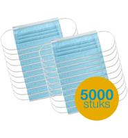 IBP Mondmasker 3-Laags met Elastiek Blauw 50 stuks - thumbnail