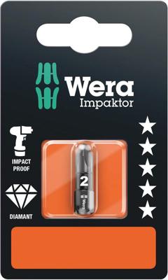 Wera 05073921001 855/1 IMP DC SB SiS Kruis-bit Aandrijving: 1/4 (6,3 mm) Uitvoering: Kruiskop Pozidriv PZ 2 25 mm Wera 05073921001 855/1 IMP DC SB SiS Kruis-bit Aandrijving: 1/4 (6,3 mm) Uitvoering: Kruiskop Pozidriv PZ 2 25 mm