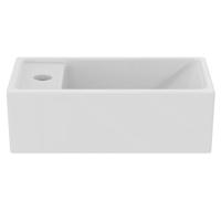 Ideal Standard Tempo fontein 37x21cm kraangat links zonder overloop keramiek wit e211301 - thumbnail