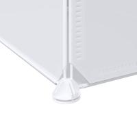 VidaXL Opbergmeubel met 16 vakken en ophangstangen polypropeen - thumbnail