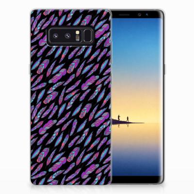 Samsung Galaxy Note 8 | TPU bumper | Feathers Color