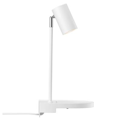 Bedlamp wandlamp met usb zwart en plankje 'Cody' Bedlamp wandlamp met usb zwart en plankje 'Cody'
