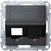 Merten MEG4568-0414 Antraciet 1 stuk(s) - thumbnail