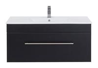 Wastafelkast Ivar Zwart L - thumbnail