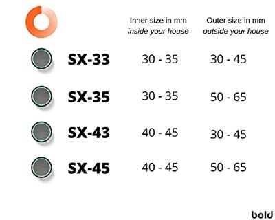 Bold Smart Lock SX-33 - Slimme cilinder - SKG3 - thumbnail