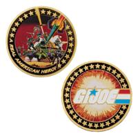 G.I. Joe Collectable Coin A Real American Hero 60th Anniversary 24k Gold Plated Limited Edition - thumbnail