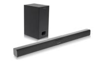 Sharp HT-SBW 110 Slim Soundbar System (HDMI ARC/CEC, Digital Optical Audio, AUX, 80 cm), Zwart - thumbnail