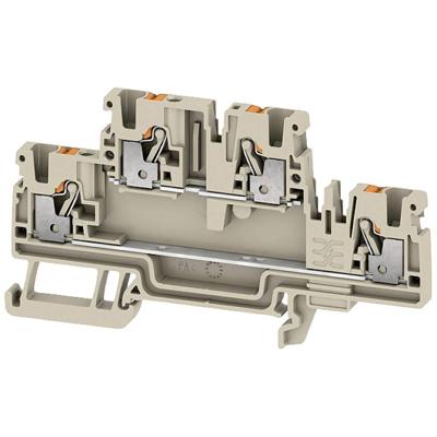 Weidmüller 2704330000 Componentenserieklem 5.1 mm Push-In-klem Beige 50 stuk(s) Package