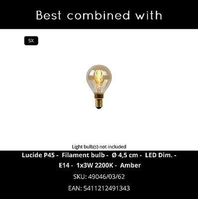 Lucide POSSIO Hanglamp - Taupe