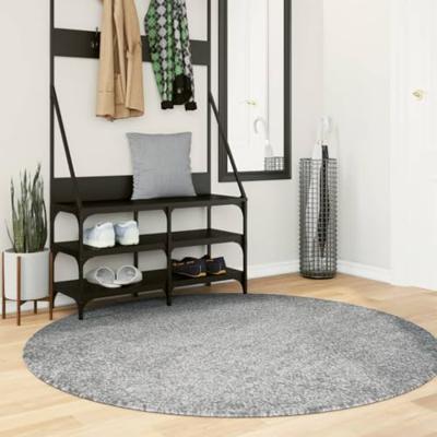 VidaXL Vloerkleed pamplona shaggy hoogpolig modern ø 160 cm groen VidaXL Vloerkleed pamplona shaggy hoogpolig modern ø 160 cm groen