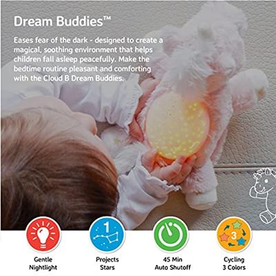 CLOUD B Dreams Buddies Sterrenlicht Nachtlampje lichtroze (eenhoorn)