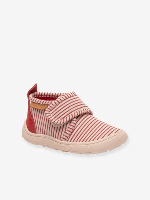 Blotevoetenschoenen voor kinderen BAREFOOT BASIC BISGAARD rood, gestreept Blotevoetenschoenen voor kinderen BAREFOOT BASIC BISGAARD rood, gestreept
