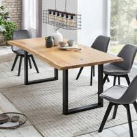 Artistiq Eettafel 'Rowan' Eikenhout, 160 x 90cm - thumbnail